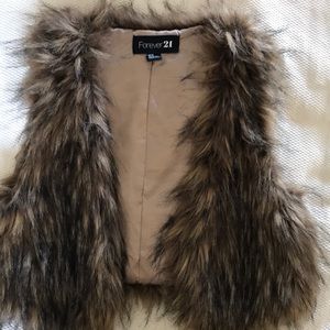 Forever 21 Faux Fur Vest